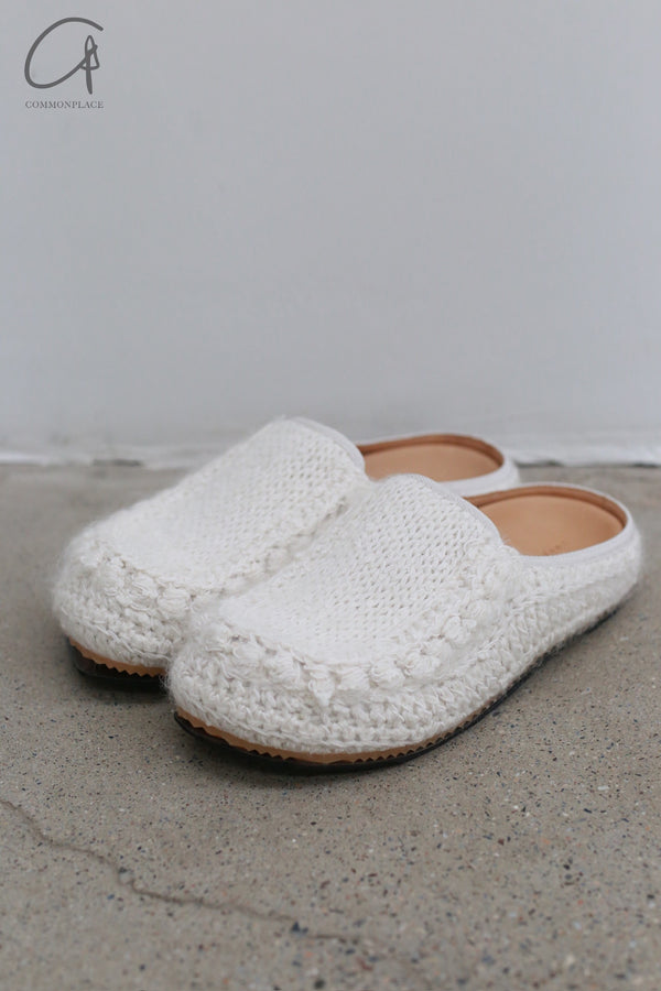 SWAYING Chunky Crochet Birkenstocks SW-SW24AW4P14-BAI White